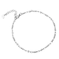 1PC New Arrival Stainless Steel Heart Lobster Clasps Anklet Foot Chain Fine Jewelry For Women 240mm